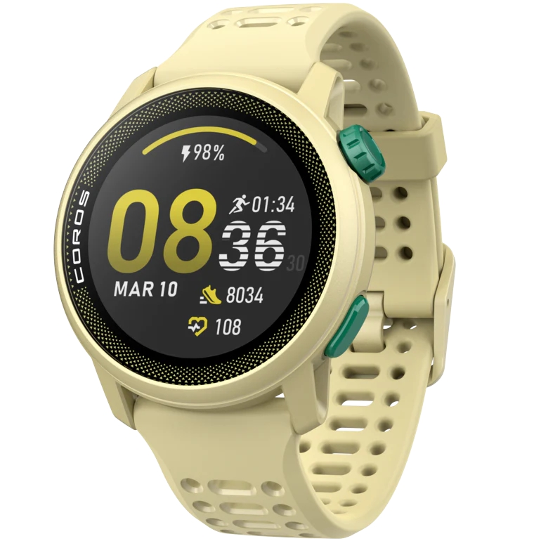 Montre Coros PACE 3 Silicone GPS Sport France Jaune Femme | OXG-1270954